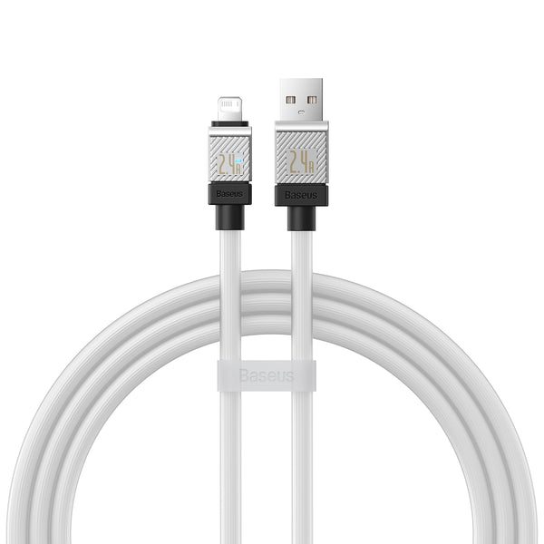 Baseus CoolPlay Series Fast Charging USB-A to iPhone Cable 2.4A 1m White