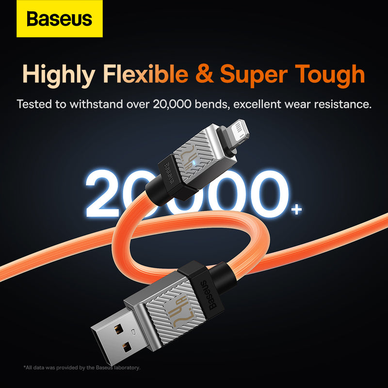 Baseus CoolPlay Series Fast Charging USB-A to iPhone Cable 2.4A 1m Orange