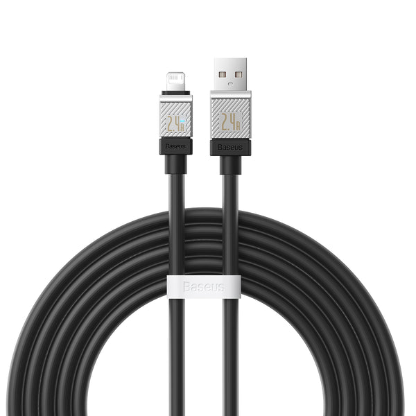 Baseus CoolPlay Series Fast Charging USB-A to iPhone Cable 2.4A 2m Black