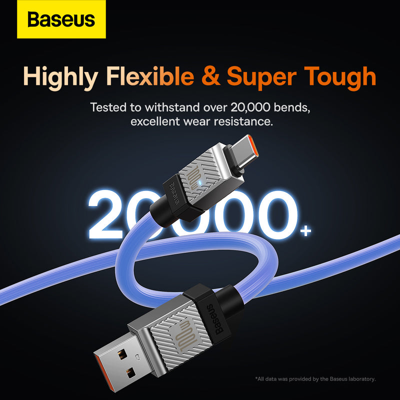 Baseus CoolPlay Series Fast Charging USB Type-A to Type-C Cable 100W 1m Blue