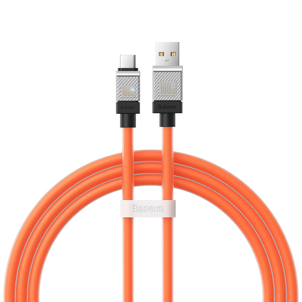 Baseus CoolPlay Series Fast Charging USB Type-A to Type-C Cable 100W 1m Orange