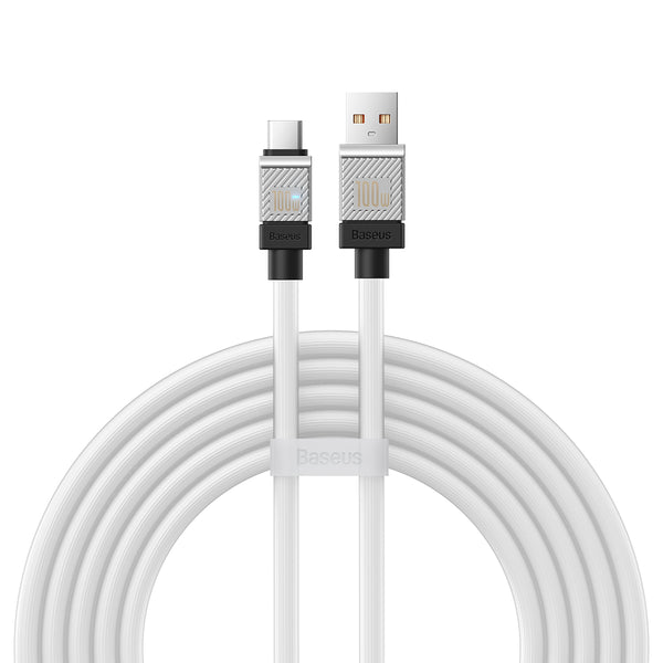 Baseus CoolPlay Series Fast Charging USB Type-A to Type-C Cable 2m 100W White