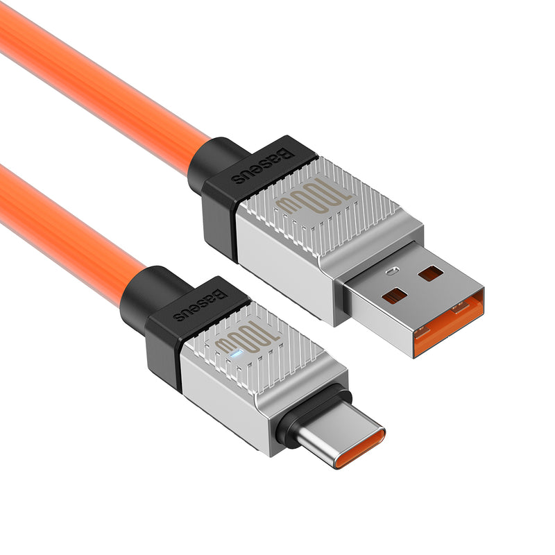 Baseus CoolPlay Series Fast Charging USB Type-A to Type-C Cable 2m 100W Orange