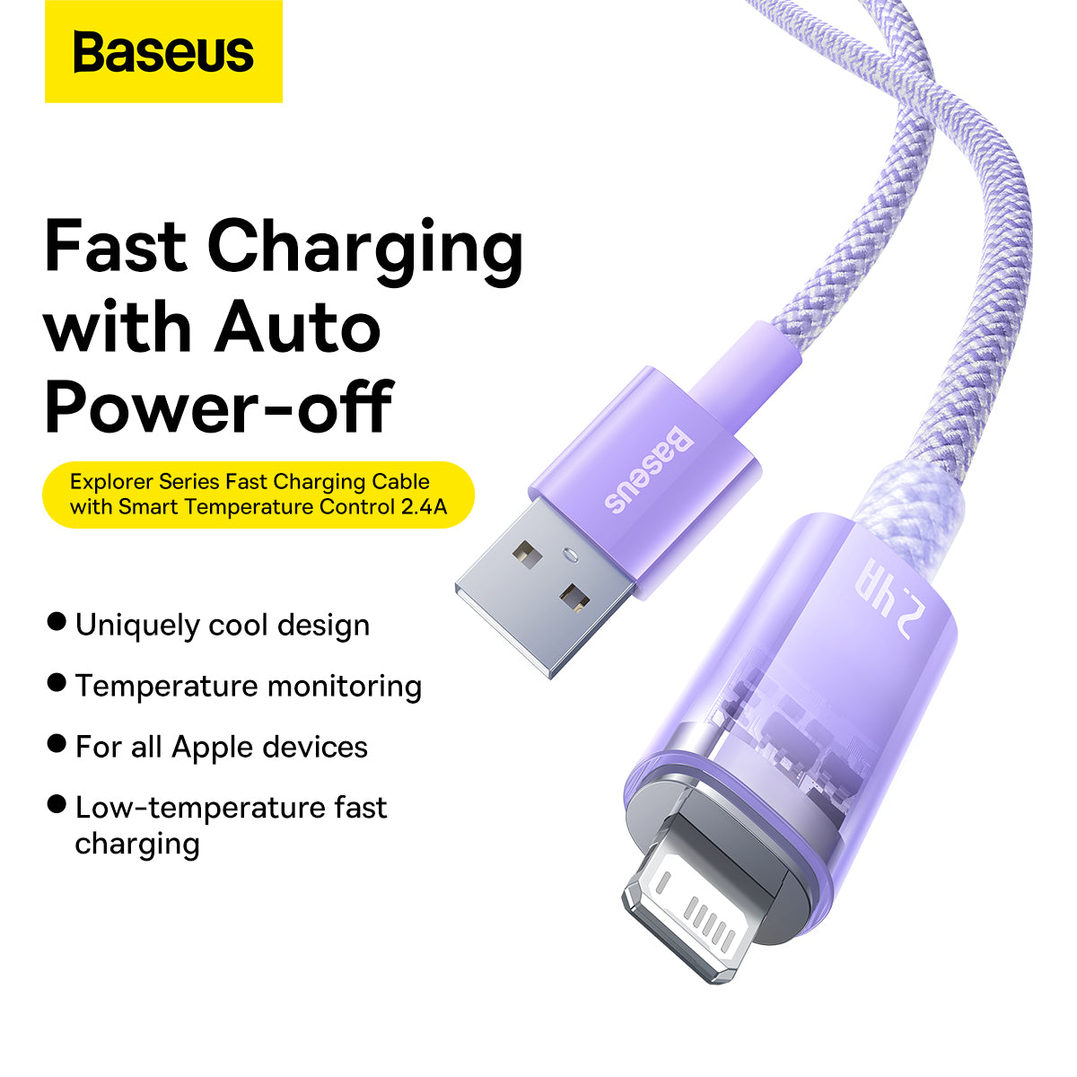 USB-A to Lightning Cable 2m