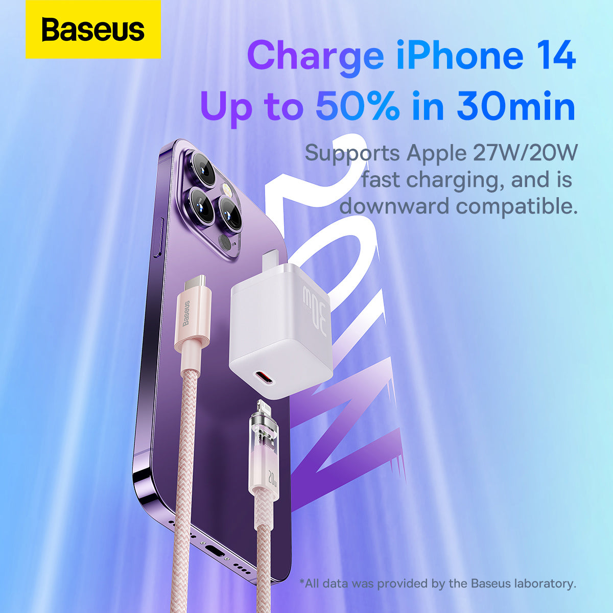 USB-C to Lightning Cable 1m