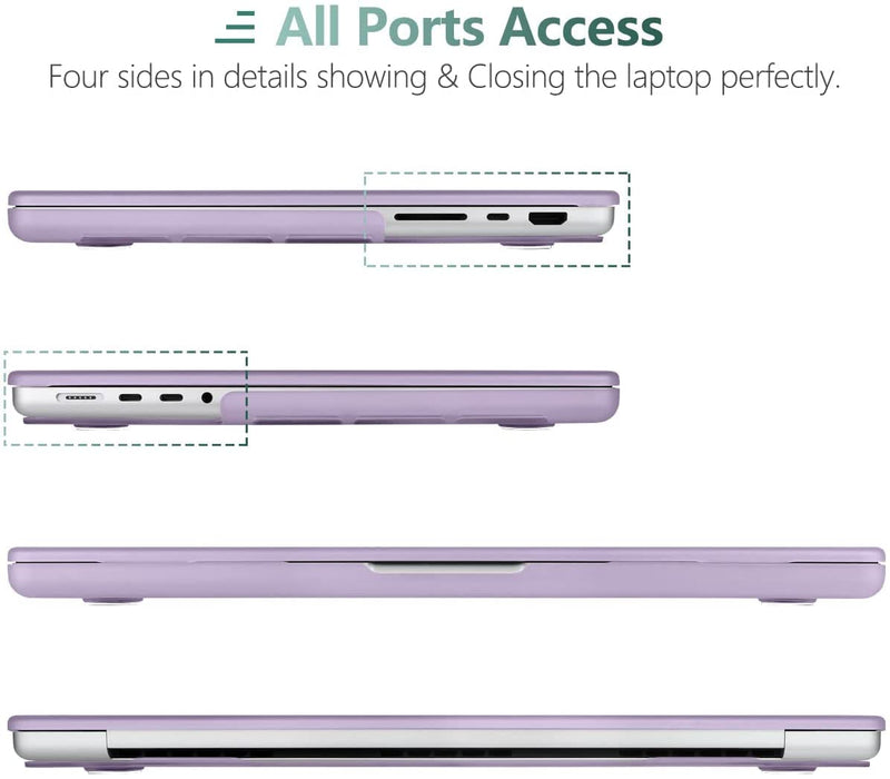 MacBook Pro 16" (2021) A2485 Matte Hard Case (Purple)