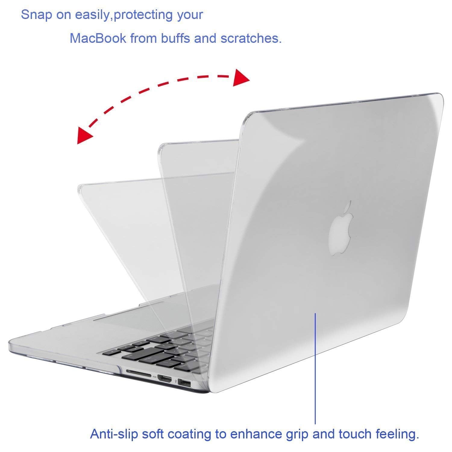 MacBook Air 13" (2012-2017) A1466 Crystal Hard Case (Clear)