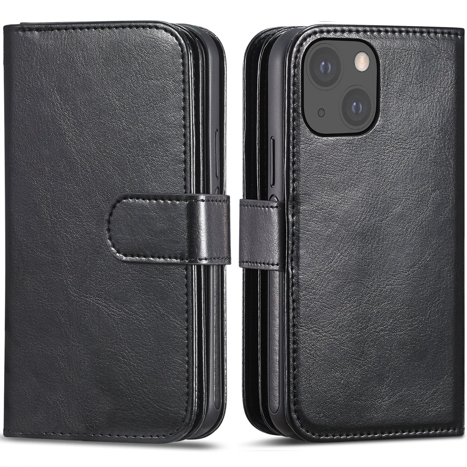 iPhone 13 Mini Case Double Wallet (Black)
