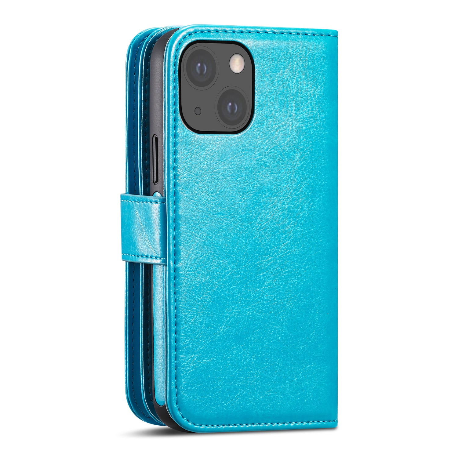 iPhone 13 Mini Case Double Wallet (Blue)