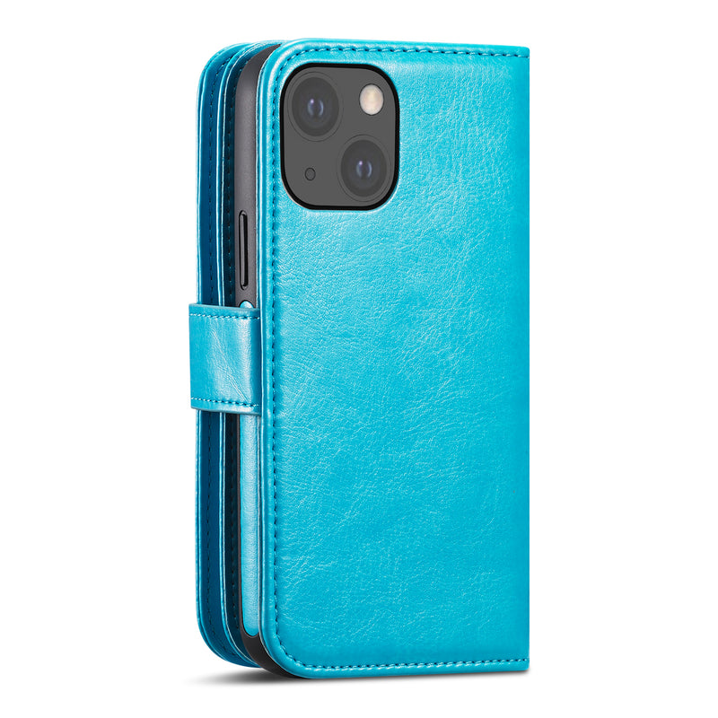 iPhone 13 Mini Case Double Wallet (Blue)