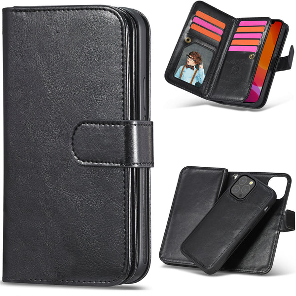 iPhone 13 Pro Max Case Double Wallet (Black)