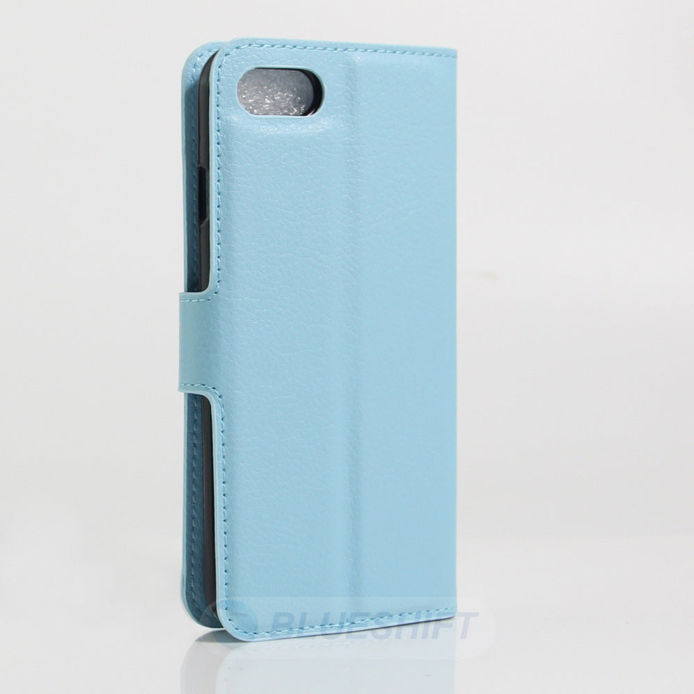 iPhone SE Case (3rd Gen) PU Wallet (LightBlue)