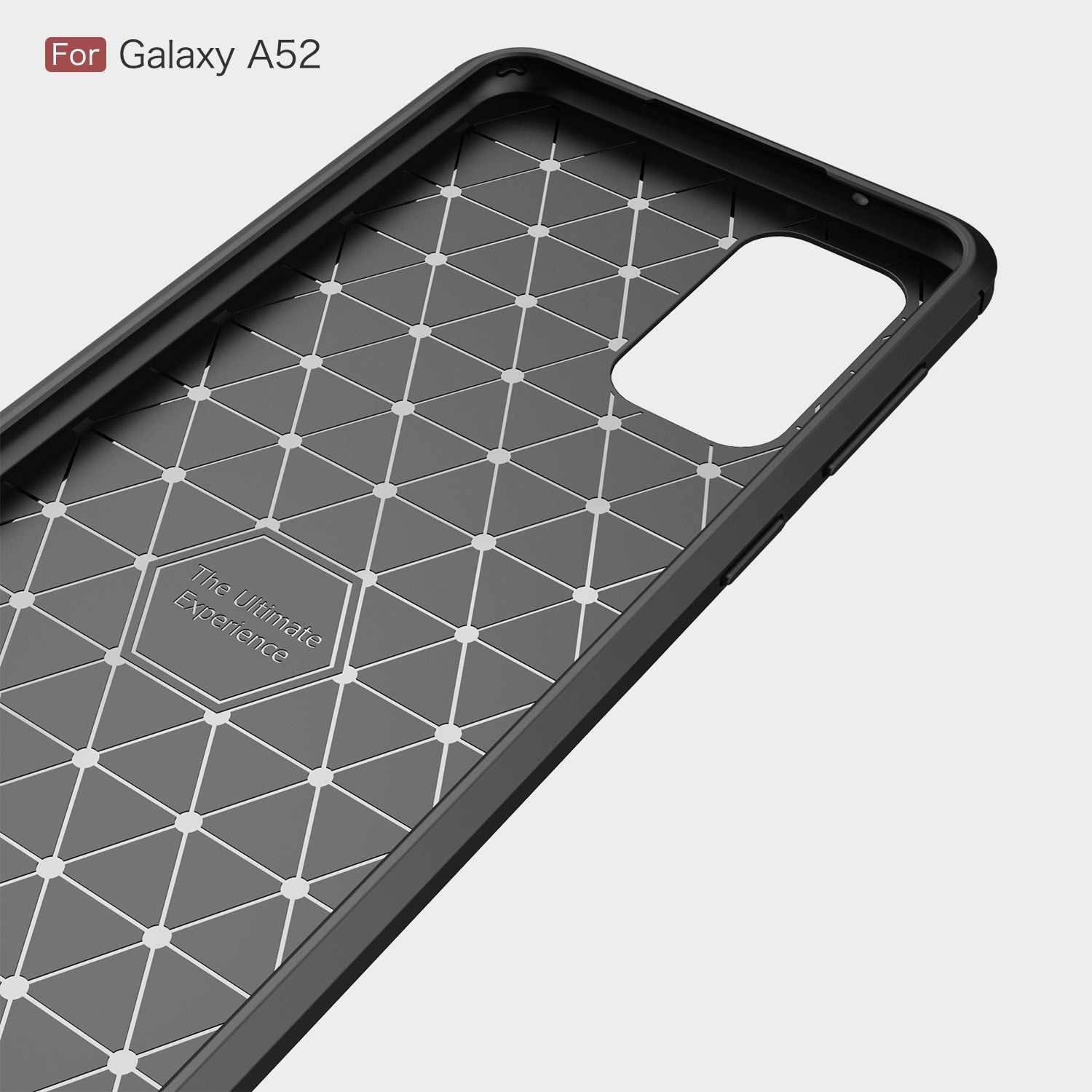 Samsung A52s 5G Carbon Fibre TPU Case Slim Shockproof Cover Navy