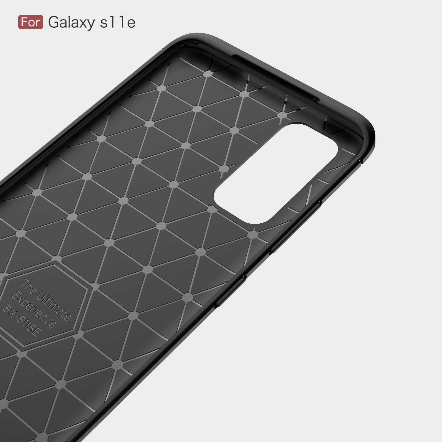 Samsung S20{S11E} Carbon Fibre TPU Case Slim Shockproof Cover Navy