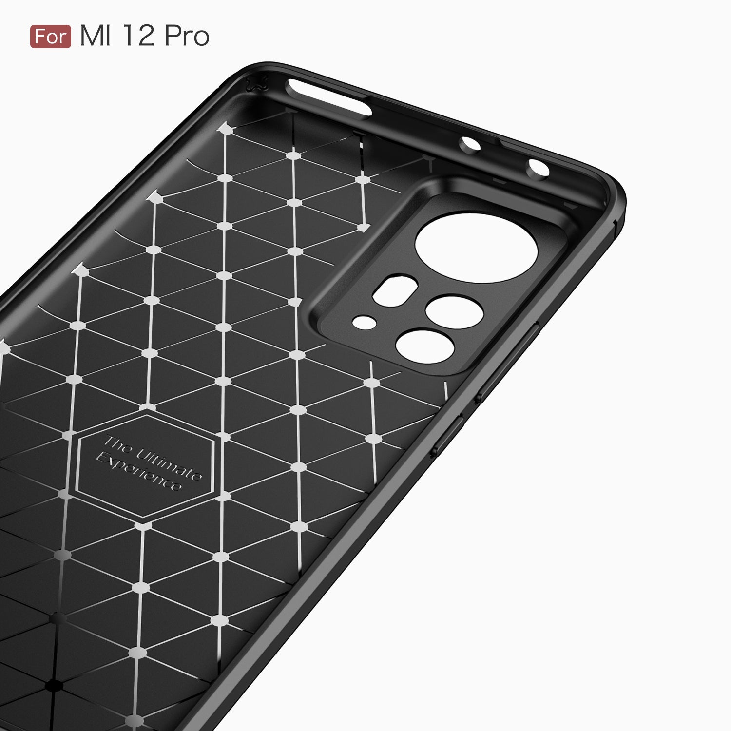 Xiaomi 12Pro Carbon Fibre TPU Case Slim Shockproof Cover Navy