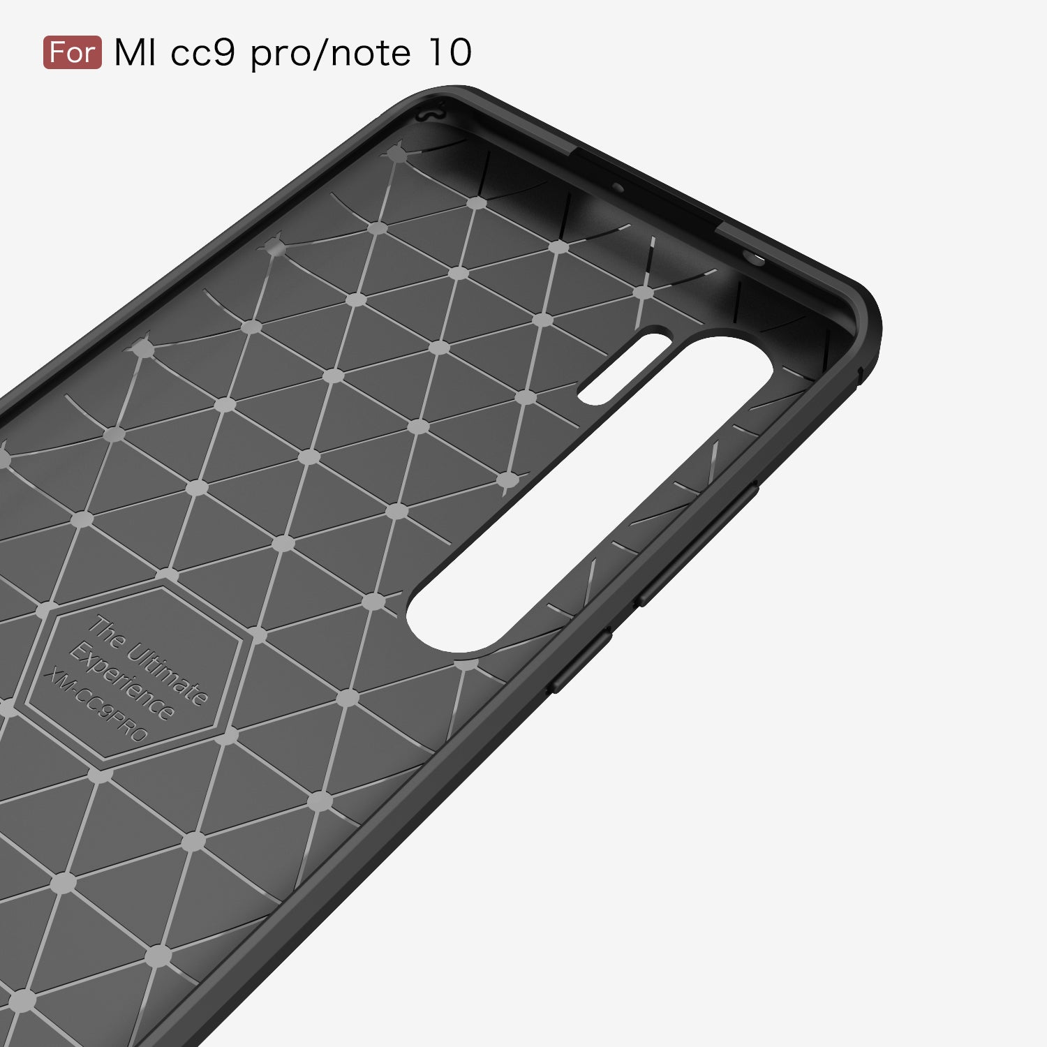 Xiaomi Mi Note 10/Note 10Pro/CC9Pro Carbon Fibre TPU Case Slim Shockproof Cover Navy