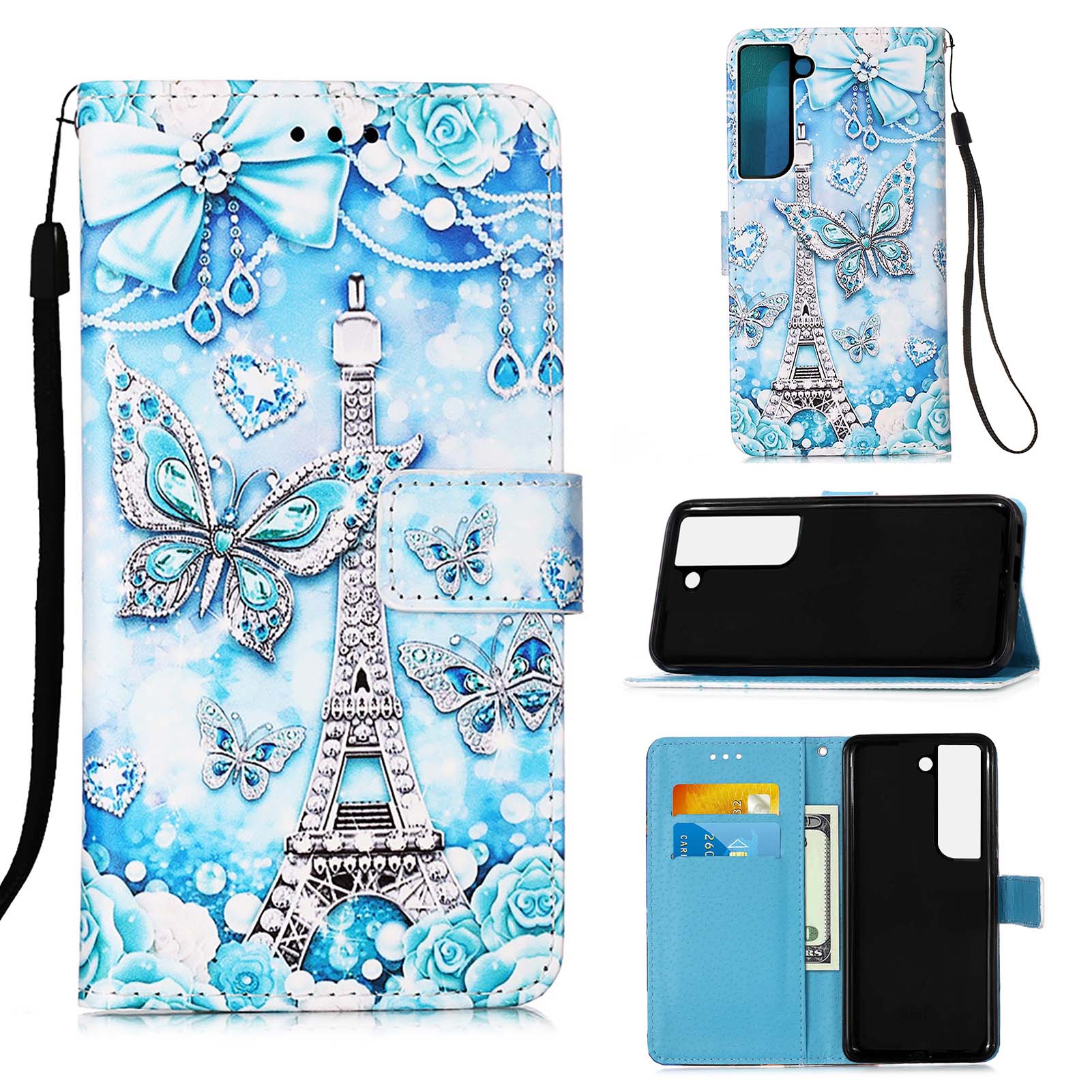 Samsung Galaxy S22 Case Designer PU (EiffelTower)