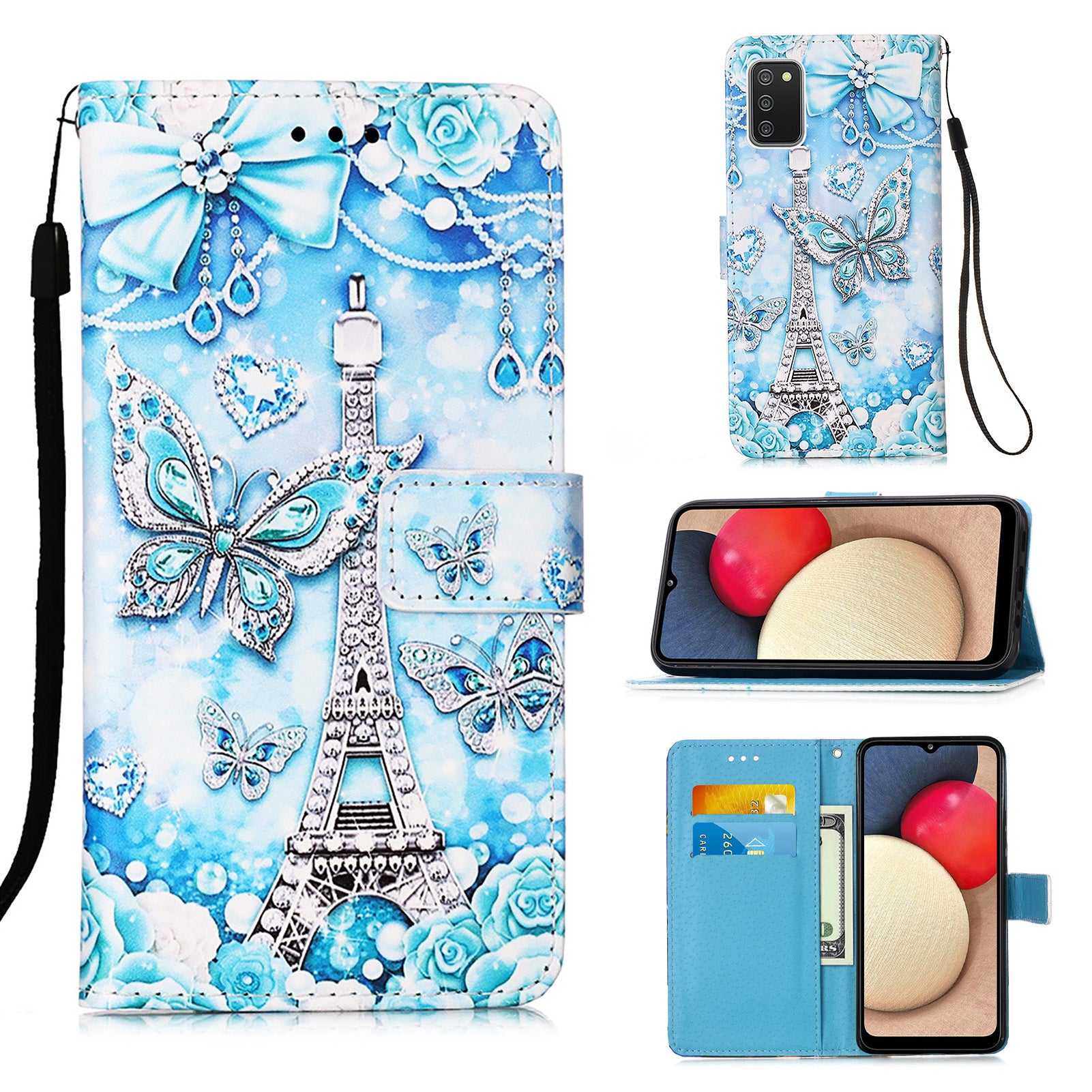 Samsung A02S Case Designer PU (EiffelTower)