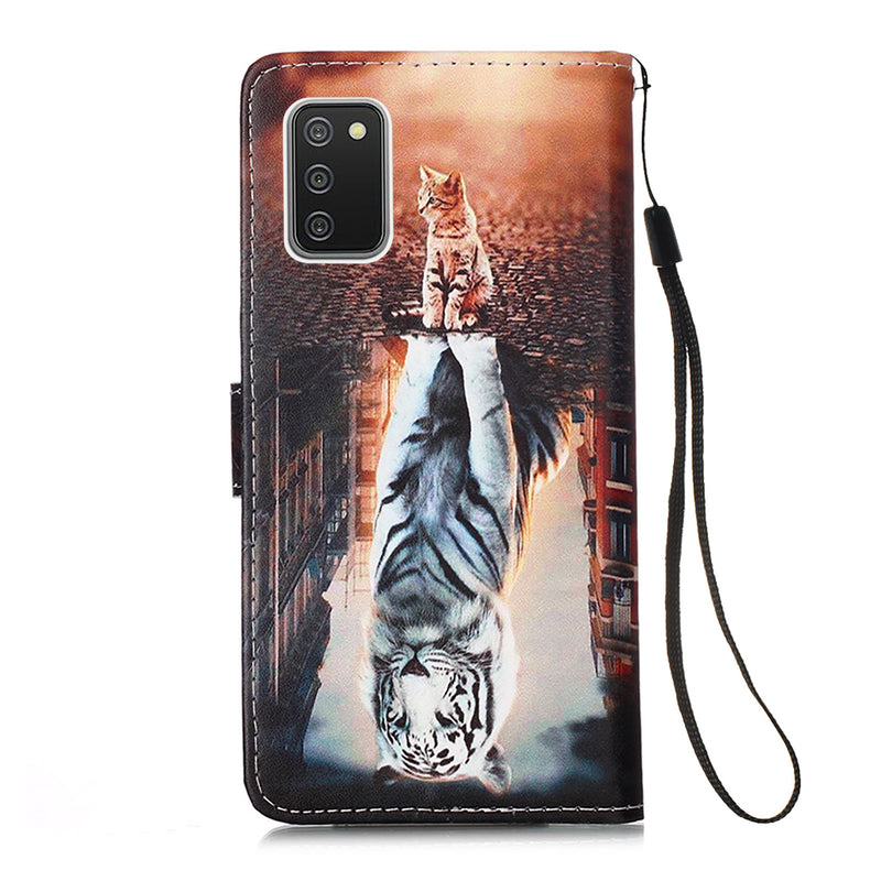 Samsung A03s Case Designer PU (Cat&Tiger)