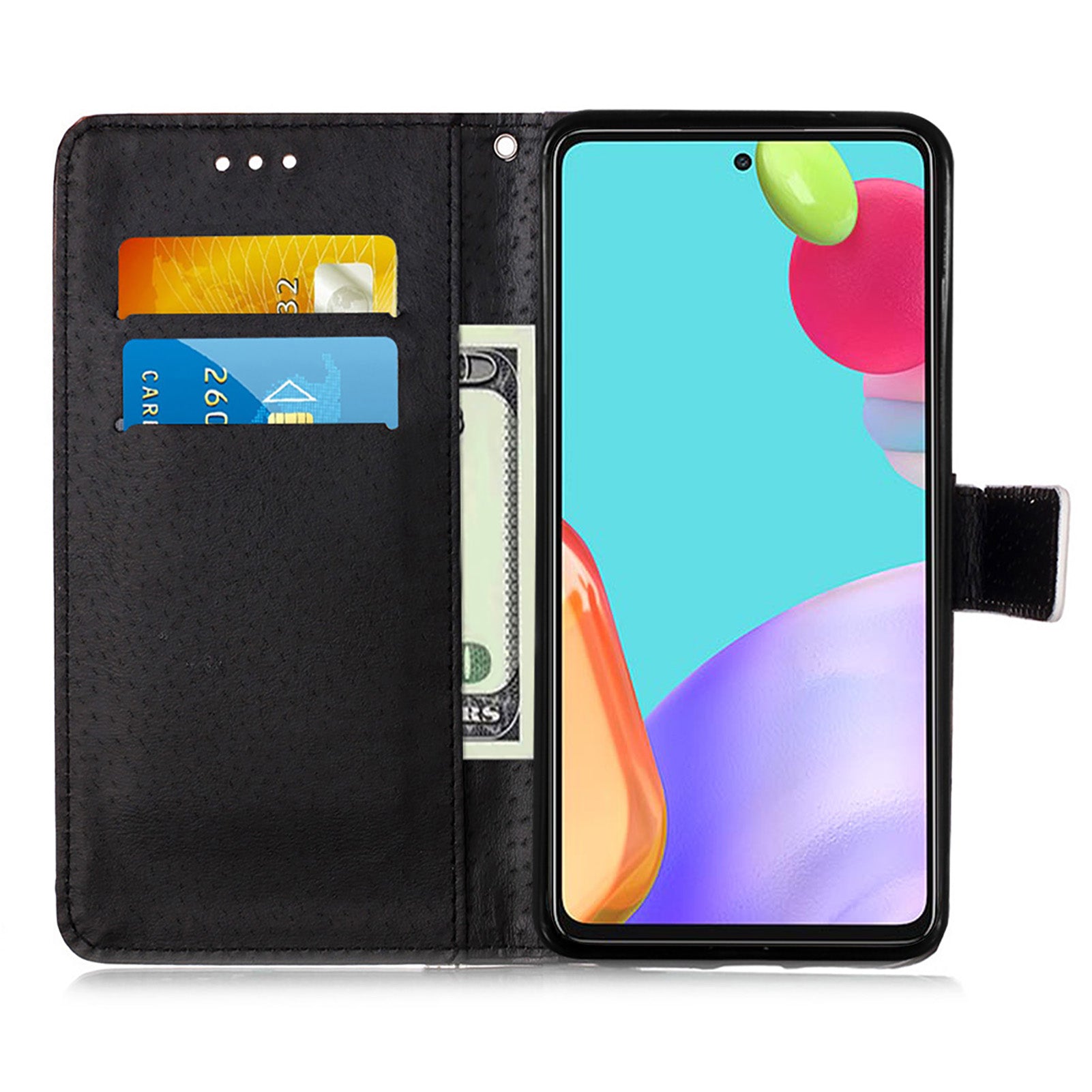 Samsung A52s 5G Case Designer PU (Cat&Tiger)