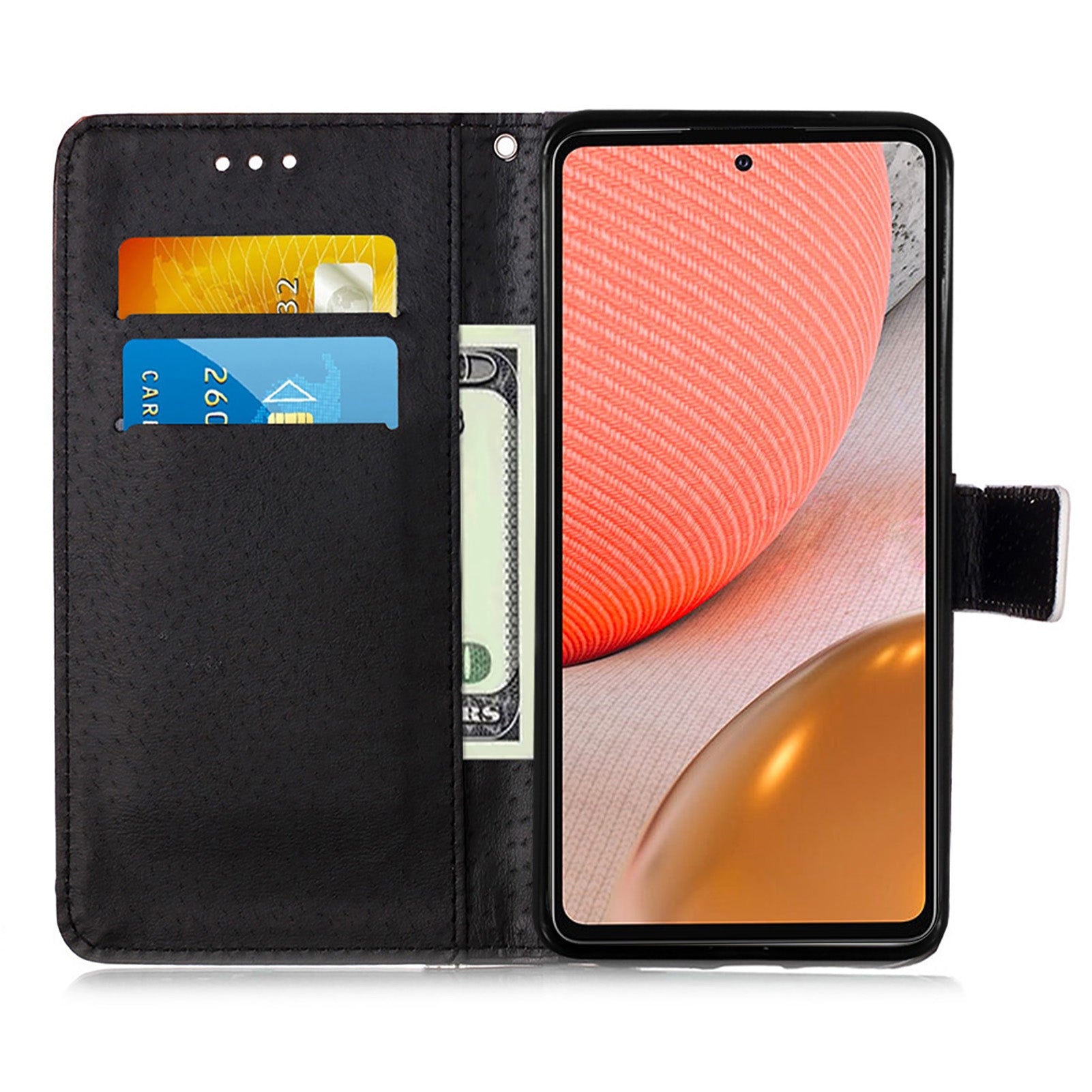Samsung A72 Case Designer PU (Cat&Tiger)