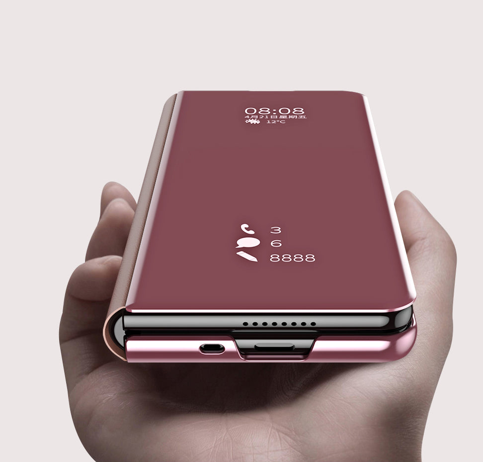 Samsung Galaxy Z Fold3 5G Mirror Folio Case (Pink)