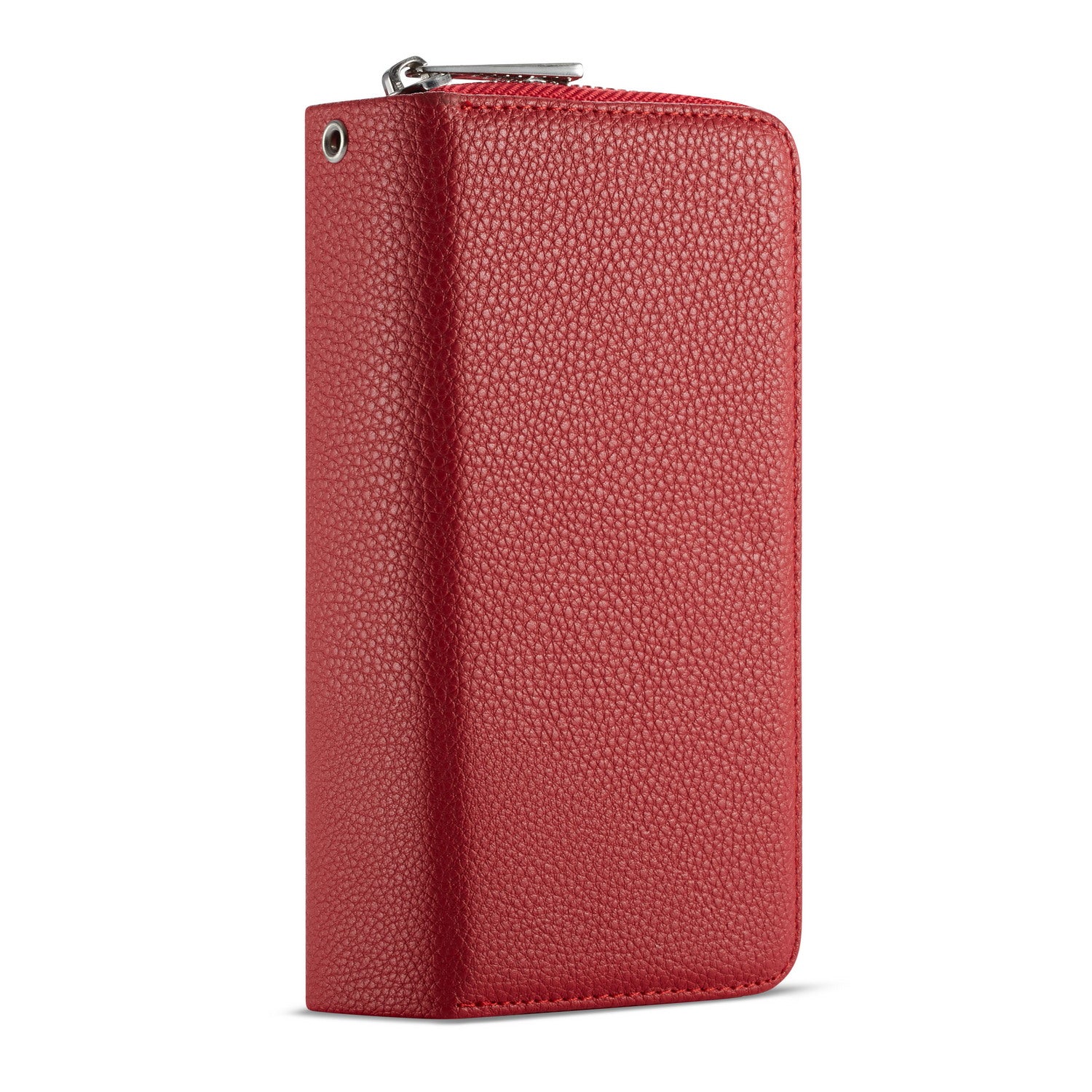 Samsung S10E Case Zipper Wallet (Red)