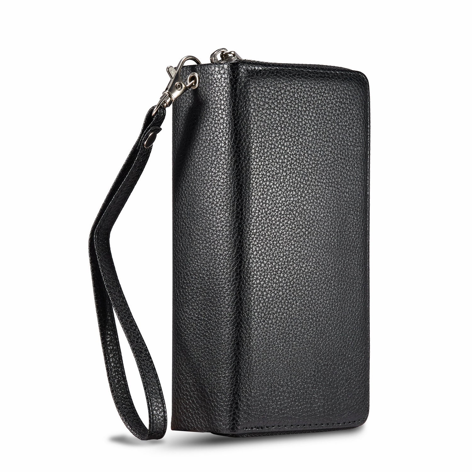 Samsung S21 Plus Case Zipper Wallet (Black)