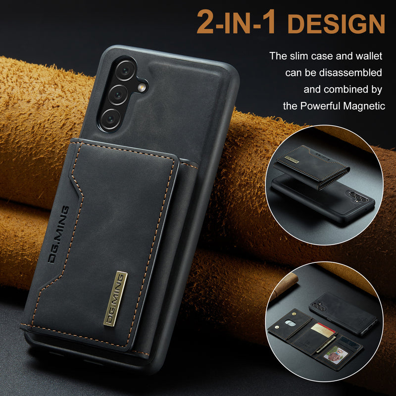 Samsung A14 5G DG.Ming Magnetic Wallet Case (Black)