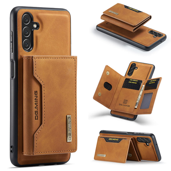Samsung A14 5G DG.Ming Magnetic Wallet Case (Brown)