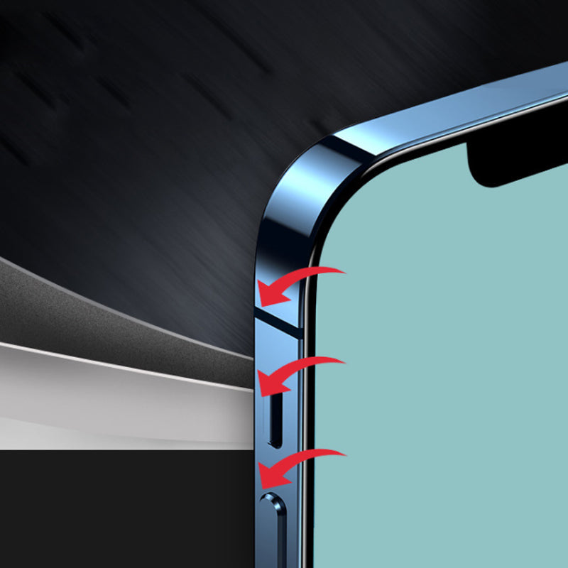 iPhone 13 Mini Full Cover Curved Glass Screen Protector (Black)