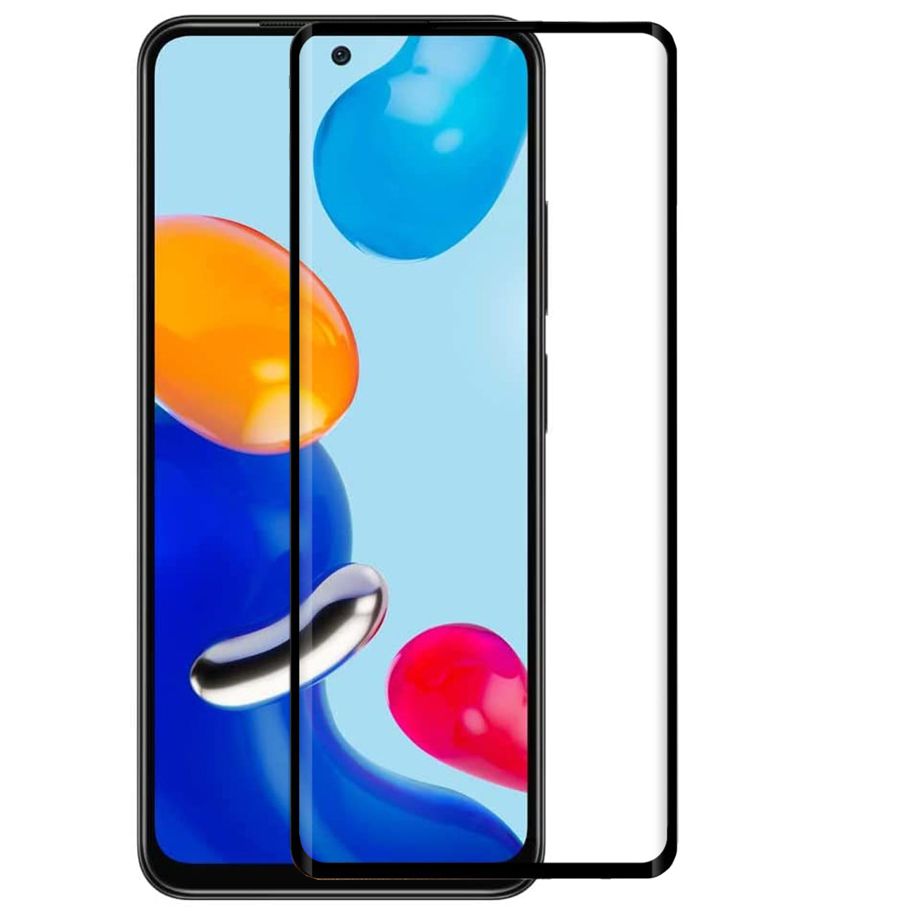 Xiaomi Poco M4 Pro 5G Premium Glass Screen Protector Full Cover (Black)