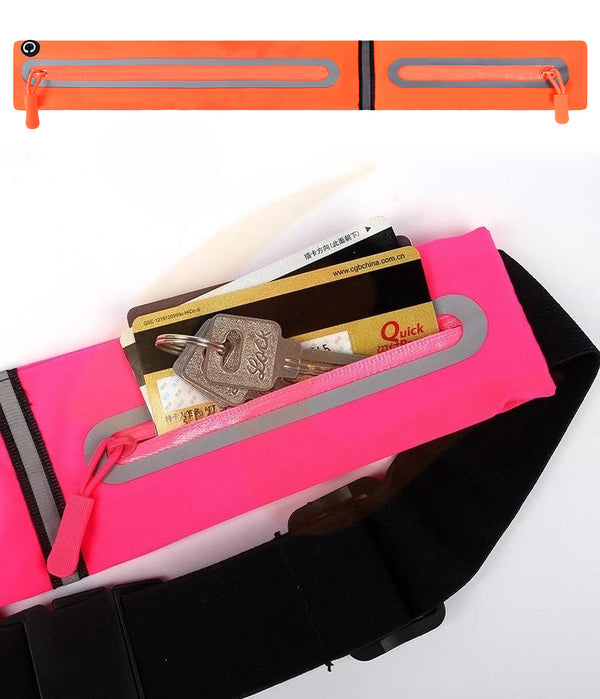Waist Bag - Dual Pocket (Orange)