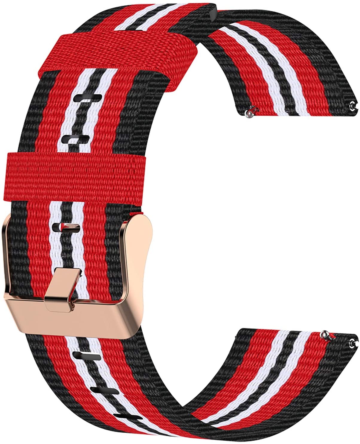 Garmin Venu 2 Plus Nylon Strap (Black/Red)