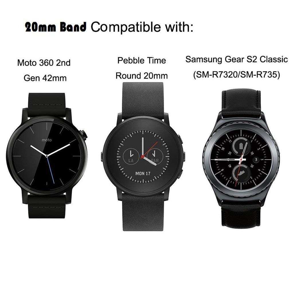 Samsung Galaxy Watch 4 Classic Strap PU Leather (Black)