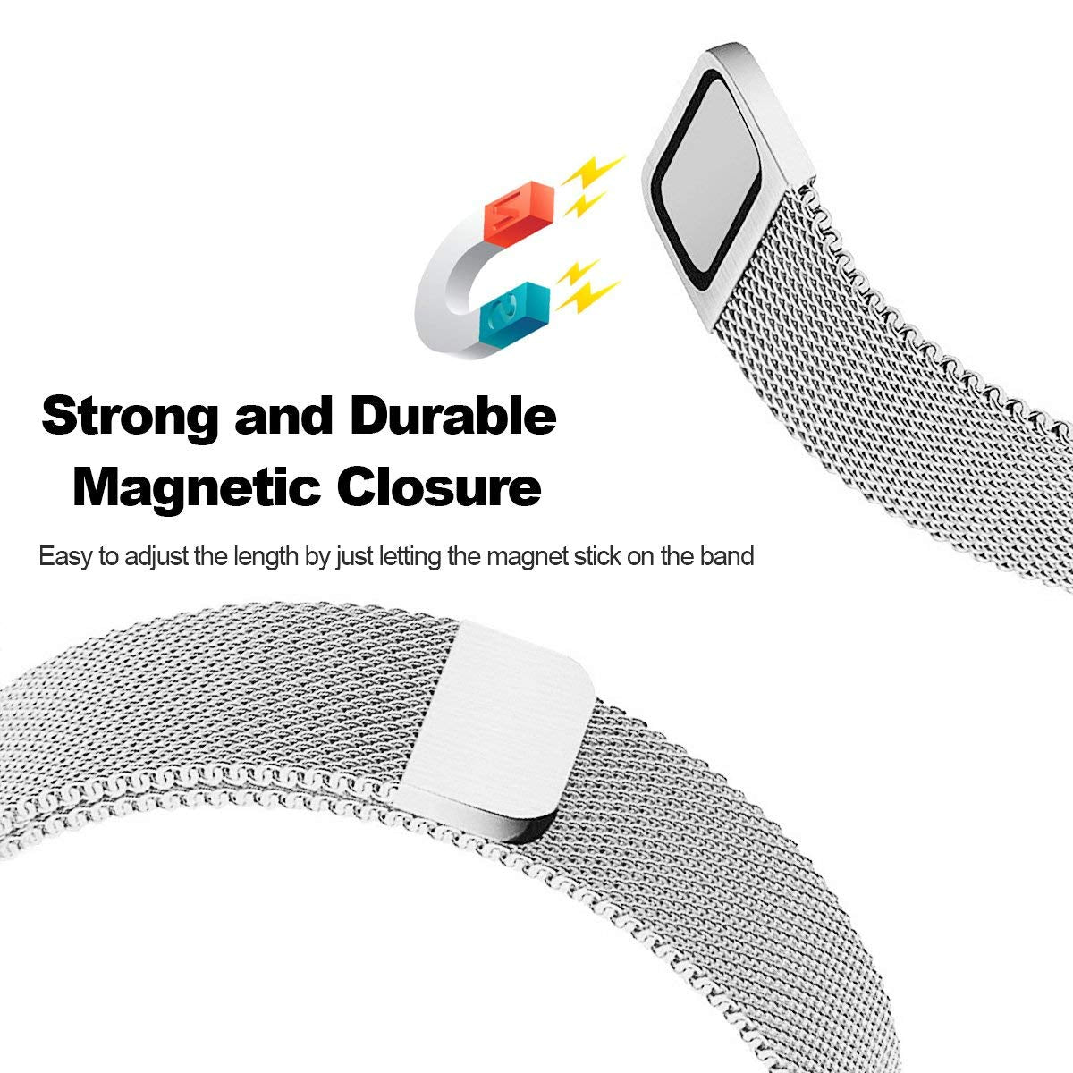 Samsung Galaxy Watch 4 Strap Milanese Loop (Silver)