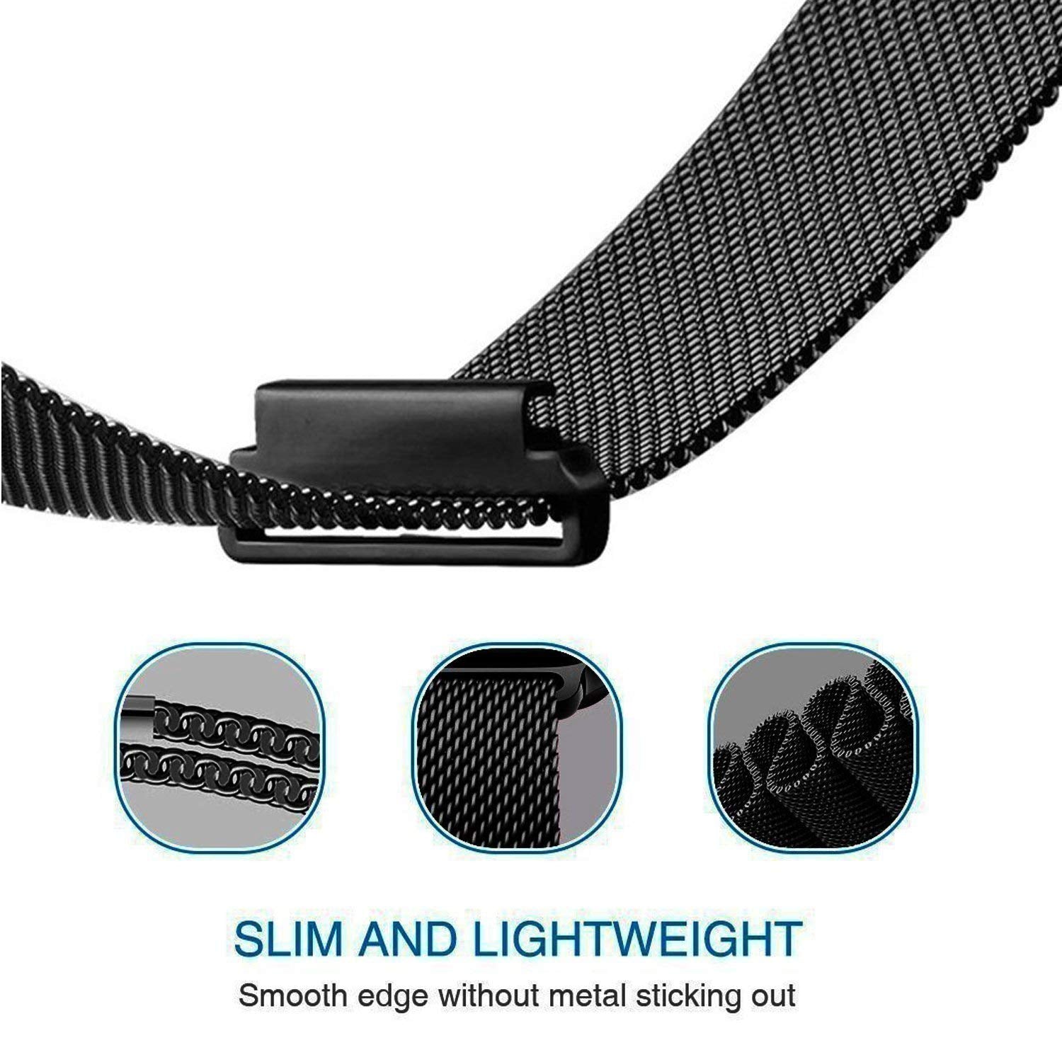 Samsung Galaxy Watch 4 Classic Strap Milanese Loop (Black)
