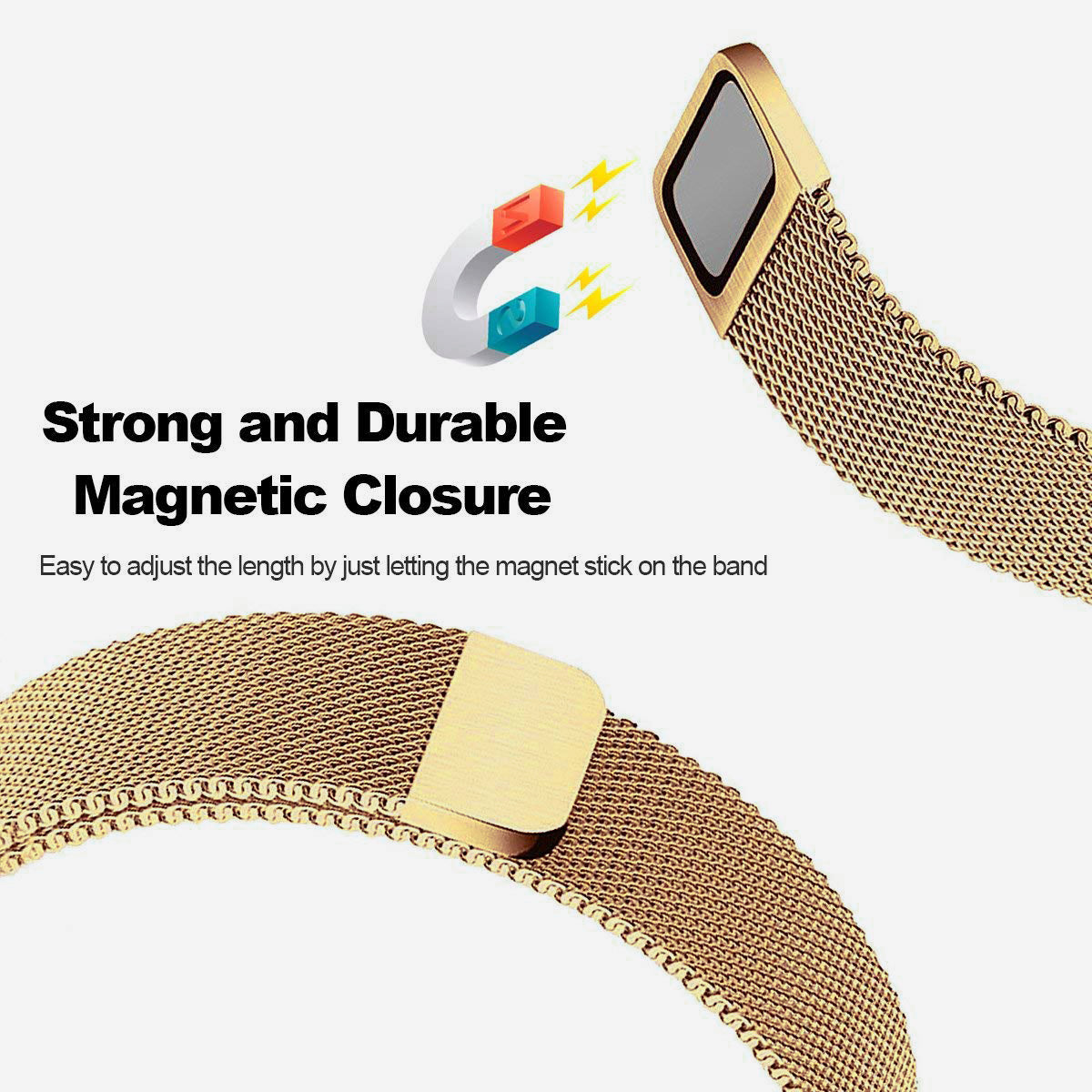 Samsung Galaxy Watch 4 Strap Milanese Loop (Gold)