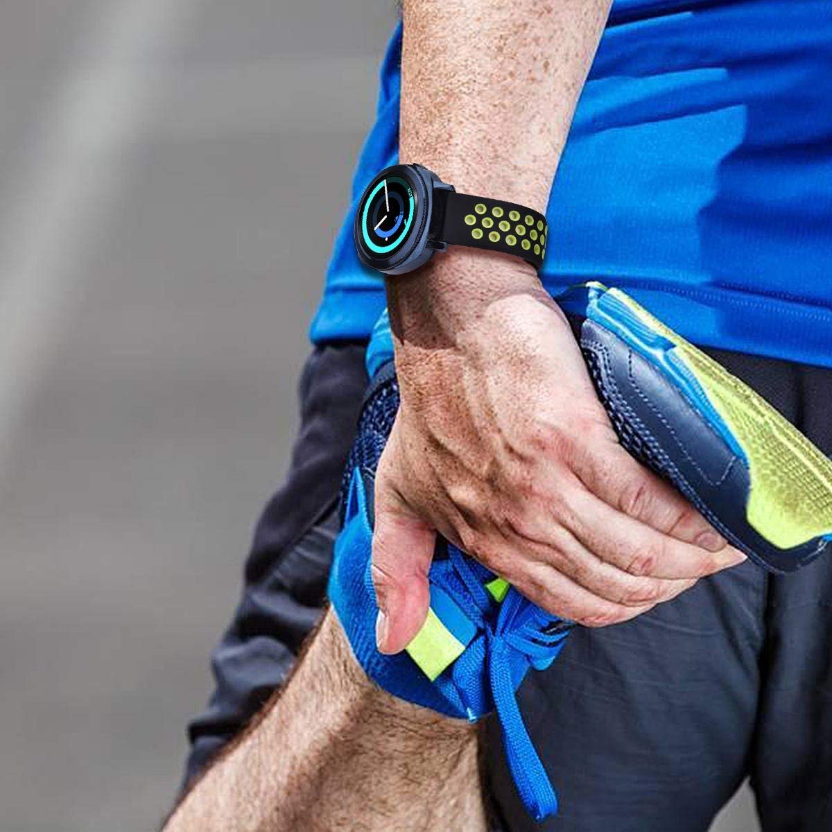 Samsung Galaxy Watch 4 Classic Sport Strap (Black/Volt)