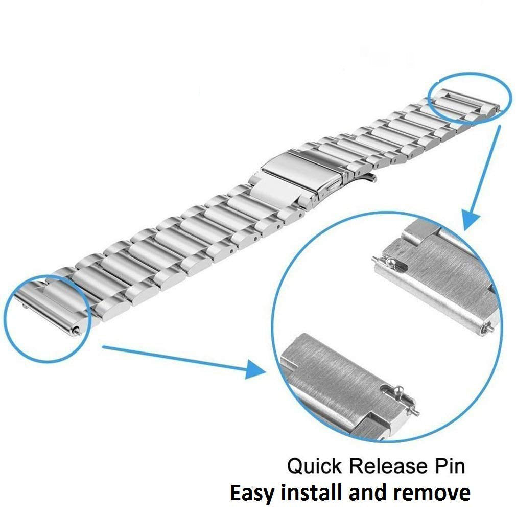 Samsung Galaxy Watch 4 Strap Steel Hocolike (Silver)