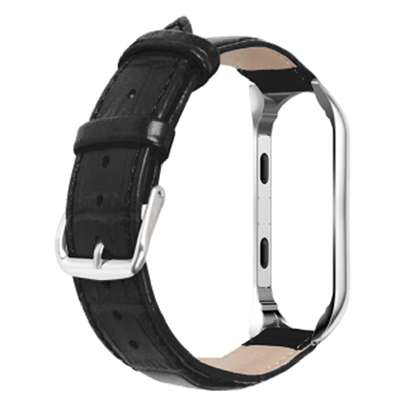 Xiaomi Mi Band Strap PU Leather (Black)