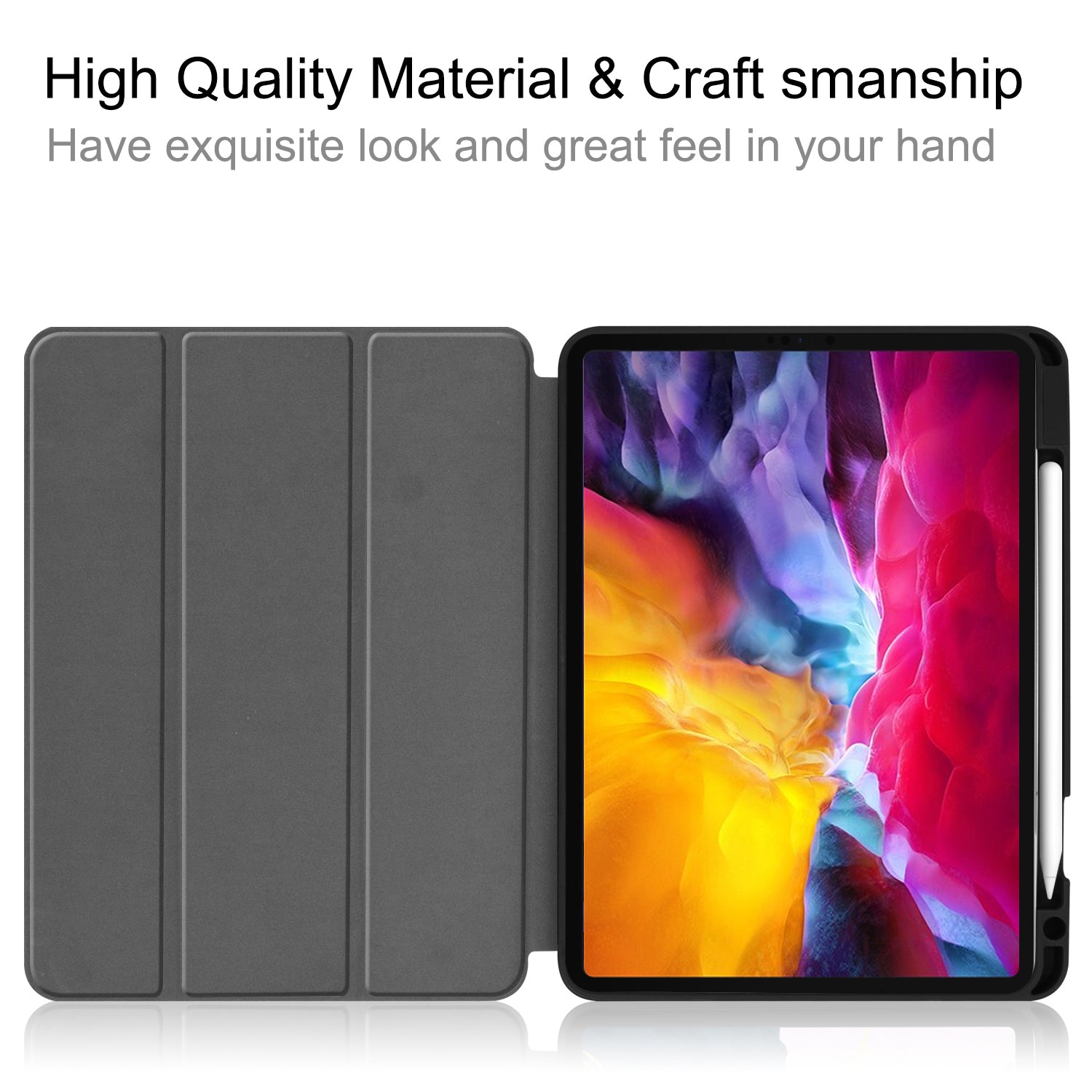 iPad Pro 11" 2018 (1st Gen) Case Tri-Fold Pen Holder (RoseGold)