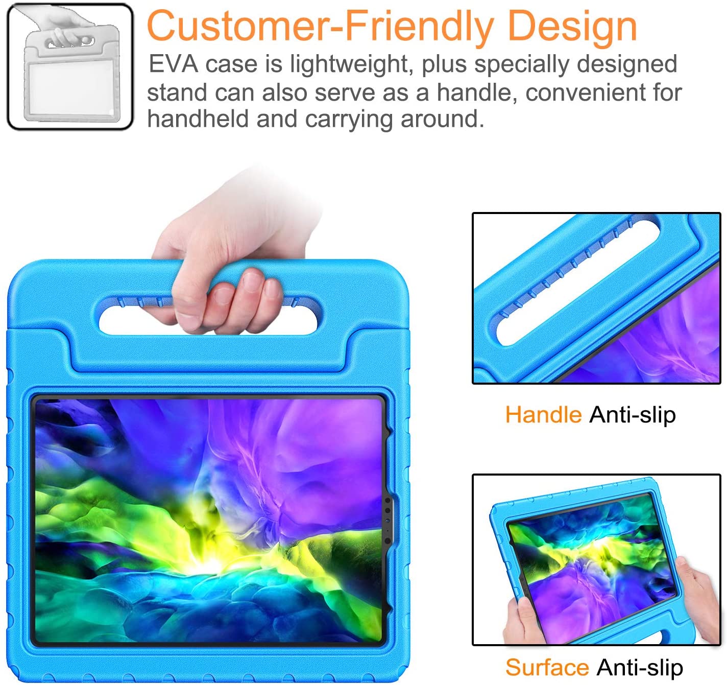 iPad Air 5 Case (10.9" 2022) EVA Shockproof (Blue)