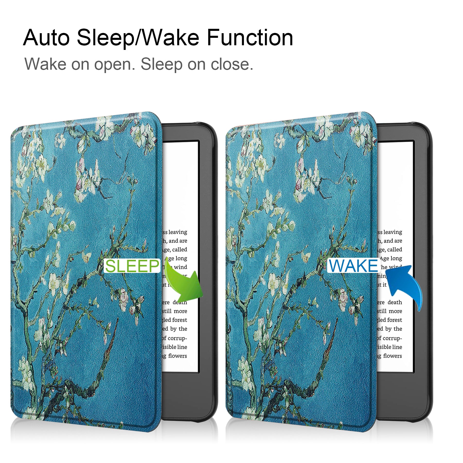 Kindle Touch 6" (11th Gen 2024) Designer Folio Case [PlumTree]