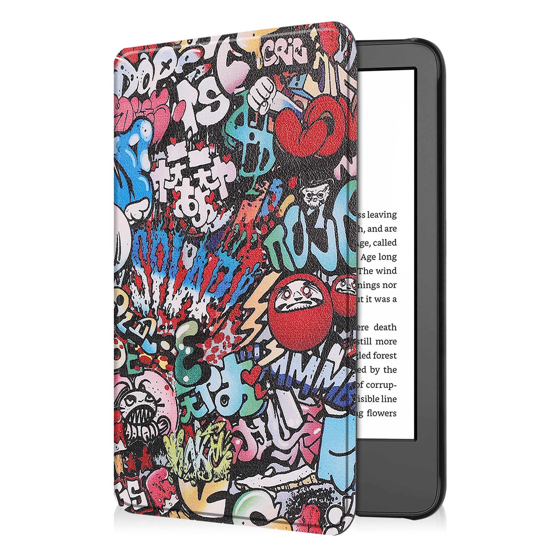 Kindle Touch 6" (11th Gen 2024) Designer Folio Case [Graffiti]