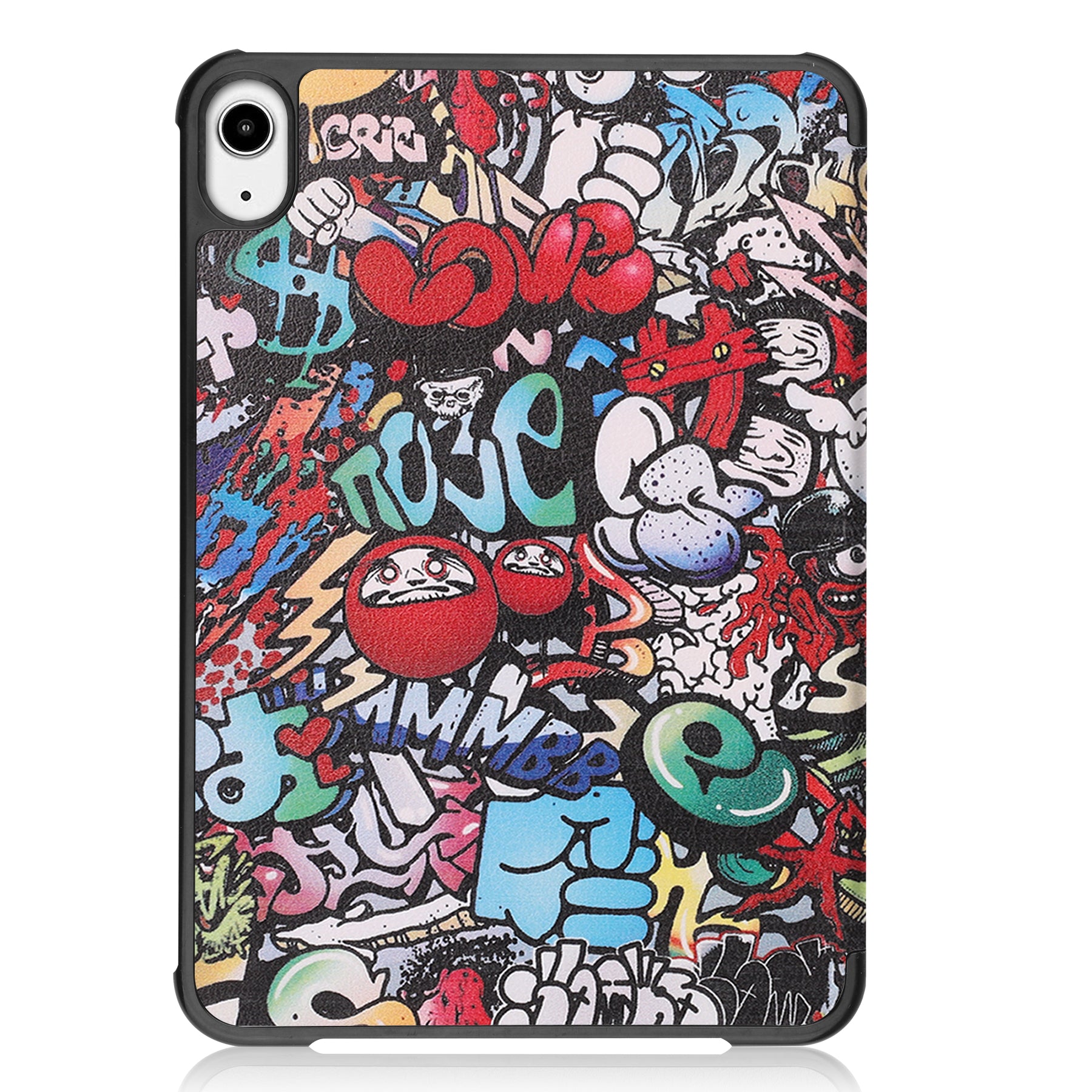 iPad Mini 7 (A17 Pro 2024) Designer Tri Fold Case [Graffiti]