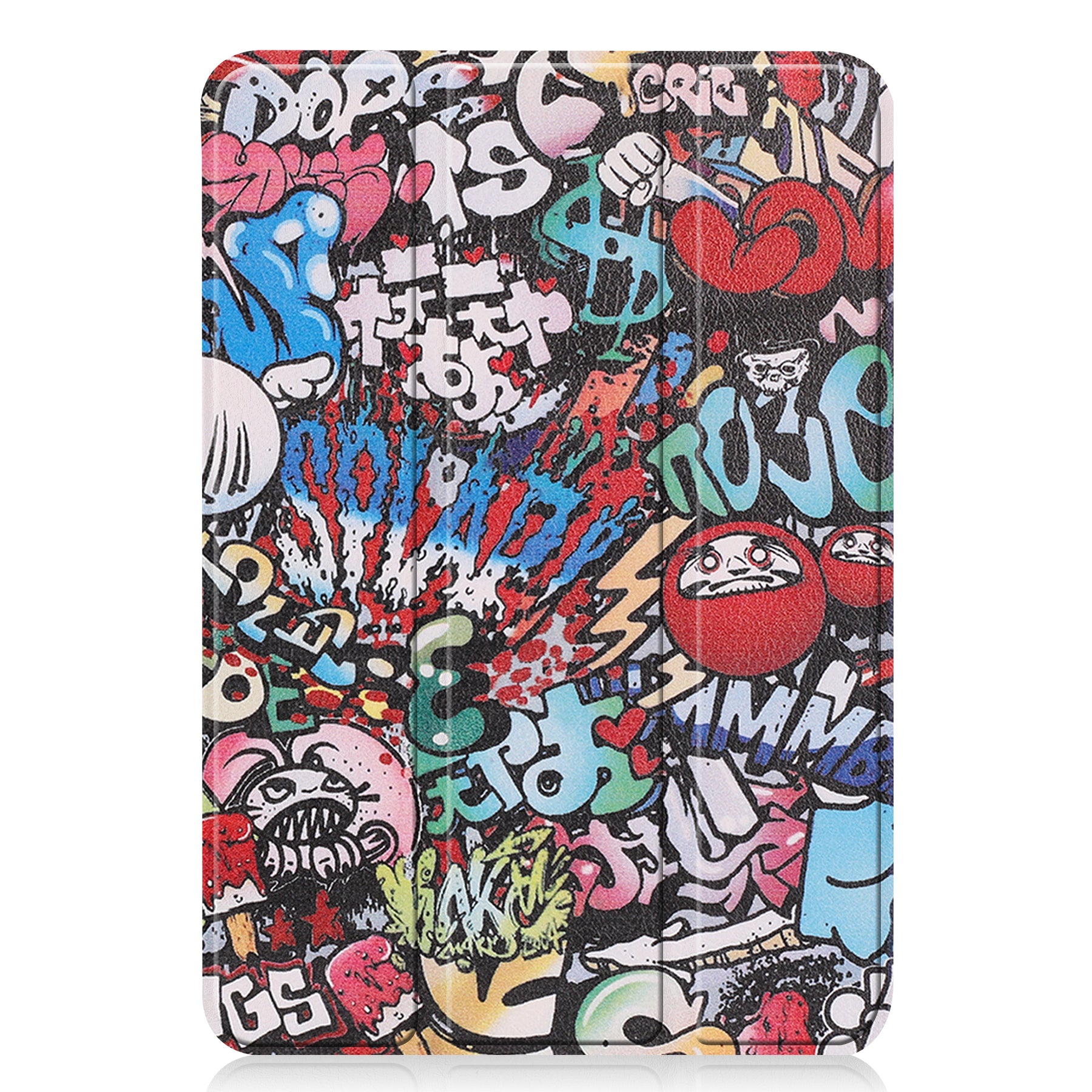 iPad Mini 7 (A17 Pro 2024) Designer Tri Fold Case [Graffiti]