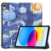 iPad 11 (A16, 2025) Designer Tri Fold Case [StarryNight] - StarryNight