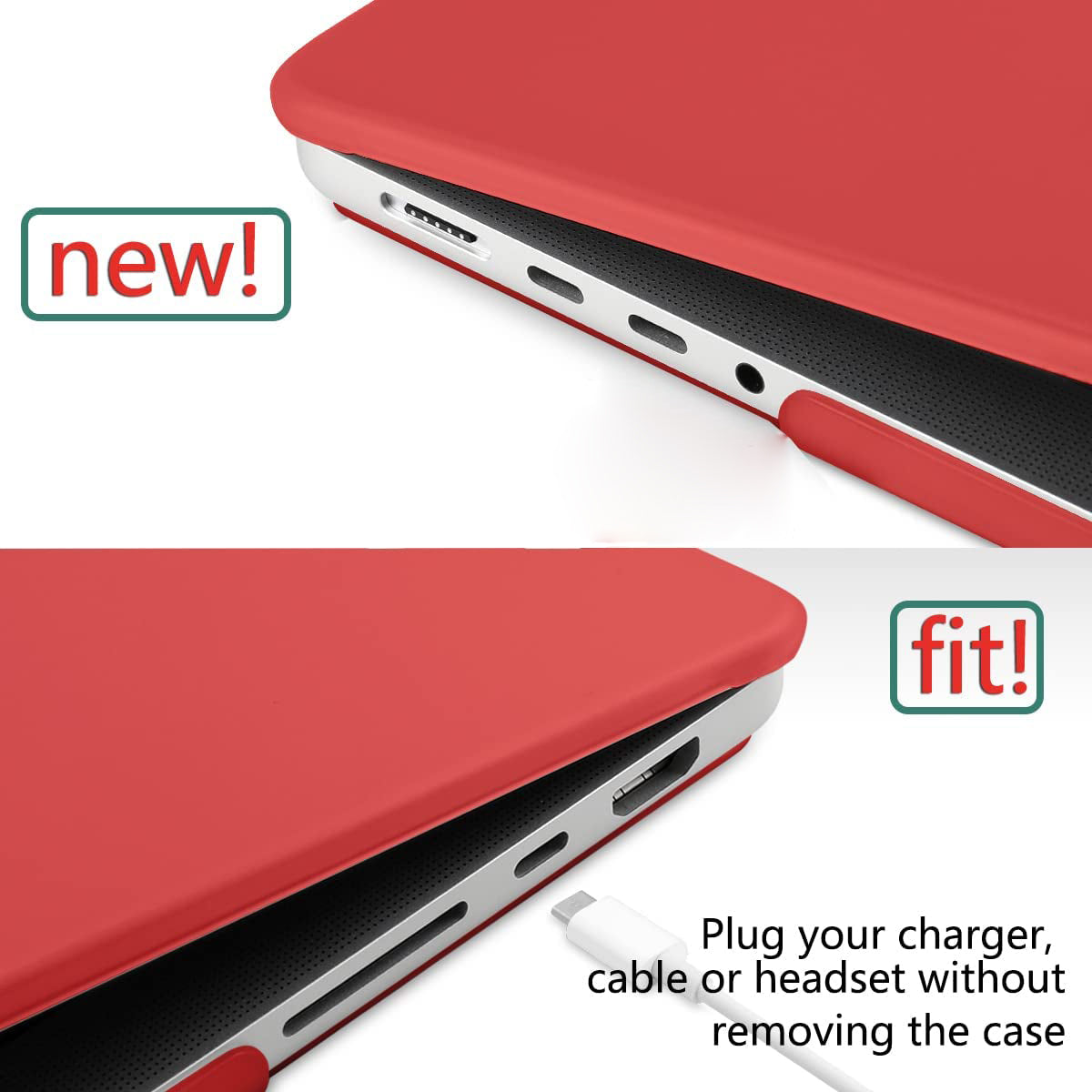 MacBook Pro 14" (M4 Max, 2024) A3185 Matte Hard Case [Red]