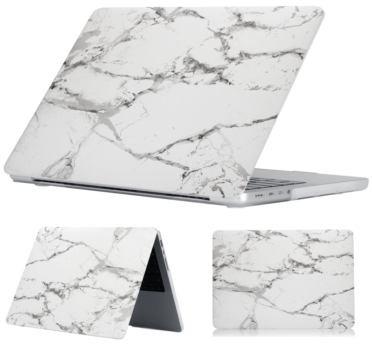 MacBook Pro 14" (M1-M5, 2021-2026) Designer Hard Case (WhiteMarble)